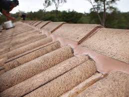 Repointing ridge tiles / chimney